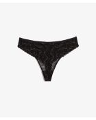 Perizoma nero Tabby Plus Size