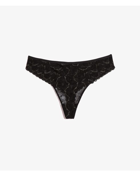 Perizoma nero Tabby Plus Size