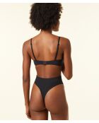 Perfekter schwarzer Baumwollstring