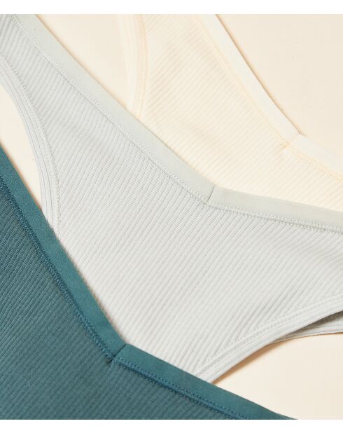 Set di 3 tangas John verdi