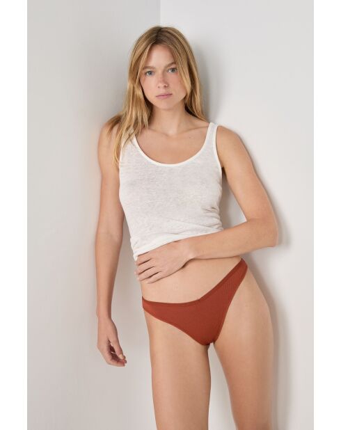 Set mit 3 braunen John Tangas