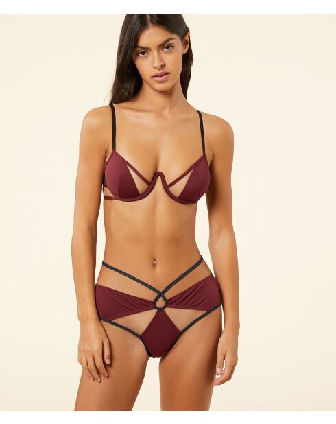 Shorty Delicatesse bordeaux granaat