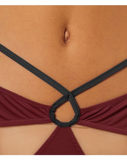 Shorty Delicatesse bordeaux granaat