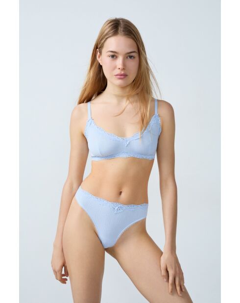 String Chouchoutte bleu ciel