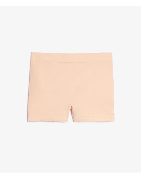 Beige shorty met amandelkleur