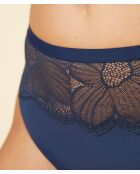 Marineblauwe string van Flexi Lace