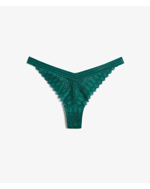 Tanga Gravur tannengrün