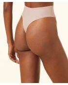 Perfekter beiger Baumwollstring