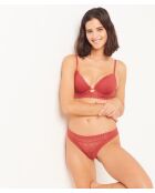 Tanga mit Terrakotta-Diamanten