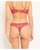 Tanga mit Terrakotta-Diamanten