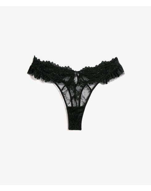 Tanga negra instantánea