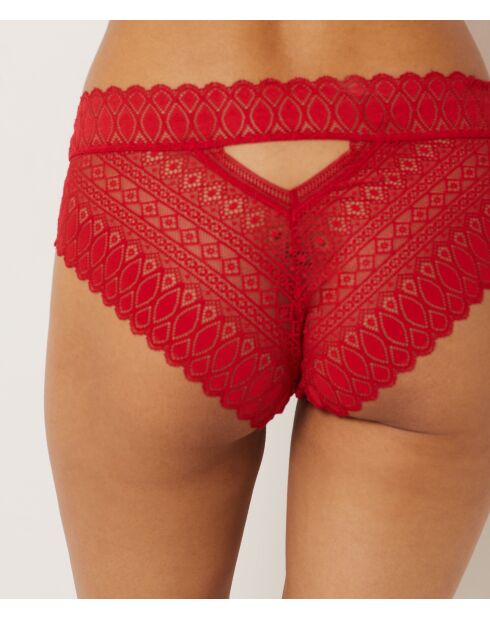 Shorty Gravure rouge