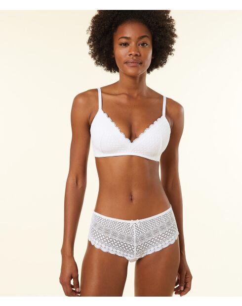 Shorty Cherie Cherie blanco