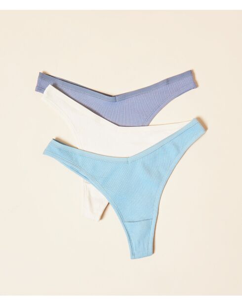 Set mit 3 mehrfarbigen John Tangas