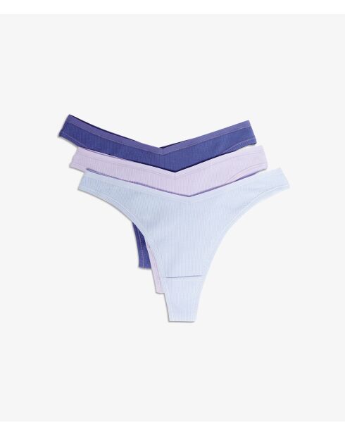 Set mit 3 mehrfarbigen John Tangas