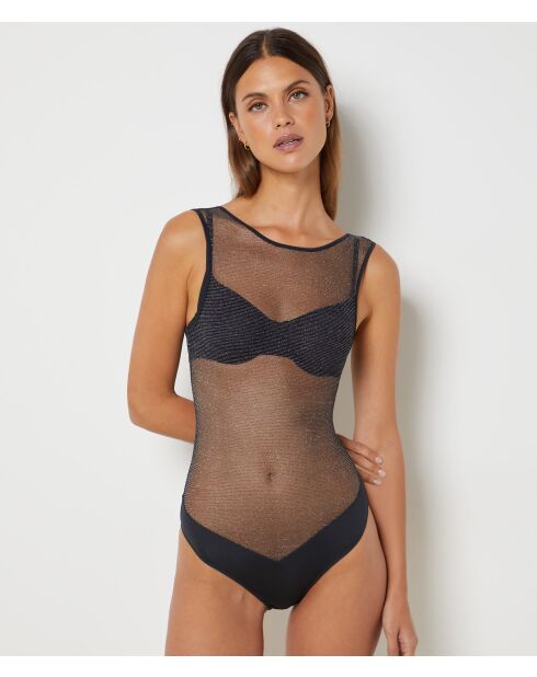 Body une pièce sans armatures Delice noir