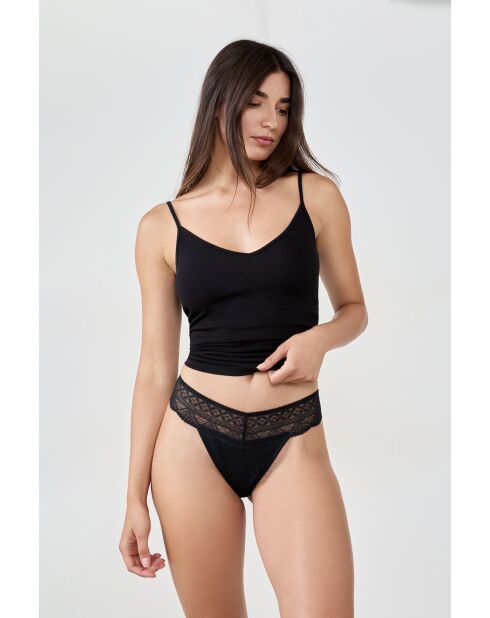 Idole Cdr Menstruationshöschen, schwarz