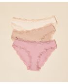 Set van 3 roze Jim-slipjes