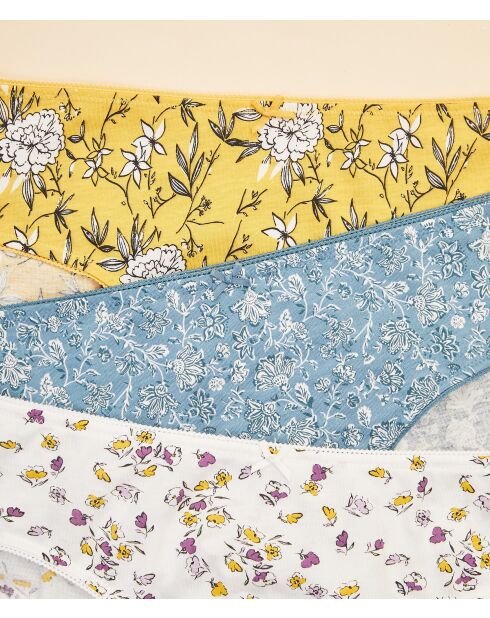 Set van 3 veelkleurige Zaria shorties