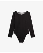Renversante zwarte romper uit één stuk zonder beugel
