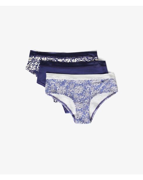 Confezione da 3 shorts Jackie Lace multicolor