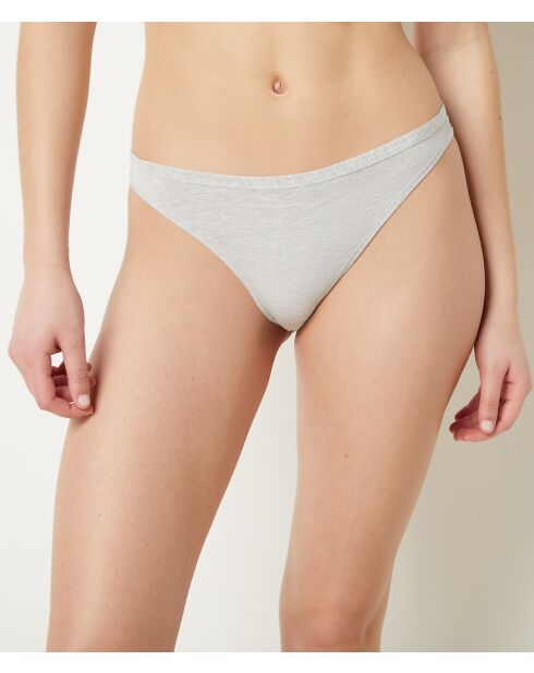 360 lichtgrijs katoenen slipje
