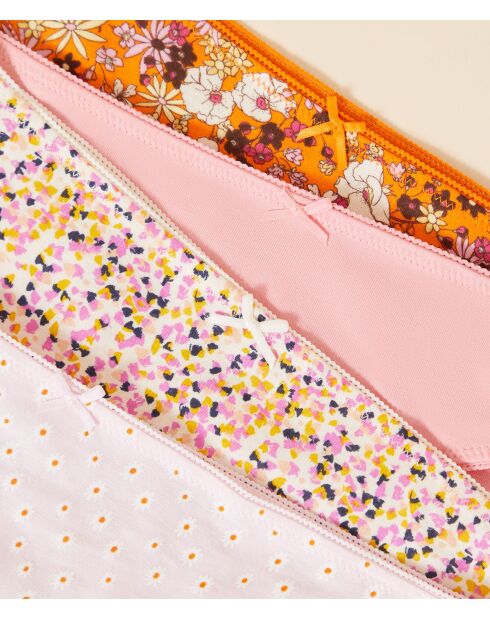 Set van 4 poederroze Nafia slipjes