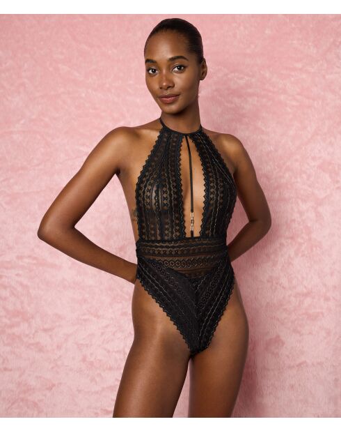 Body une pièce sans armatures Intrepide noir