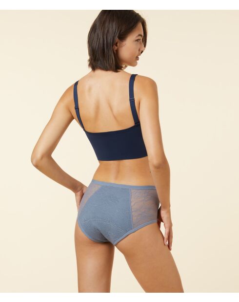 Tila blauwe menstruatieslipje