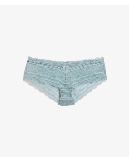 Kunstzinnige shorty met blauwe lagune