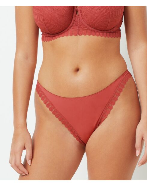 Culotte Diamant terracotta