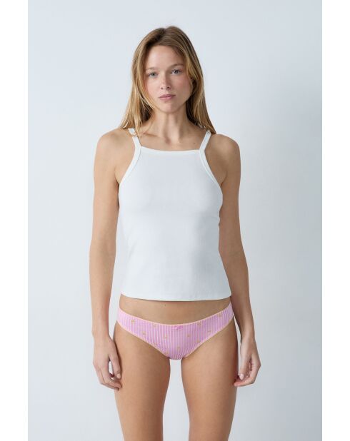 Set van 3 roze Jackie Smiley slipjes