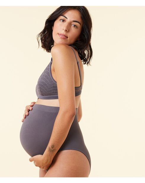 Antraciet Bump zwangerschapsslips