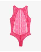 Aria fushia romper uit één stuk zonder beugel