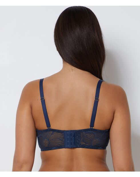 Marineblauwe Flexi Lace bh met beugel nr. 9