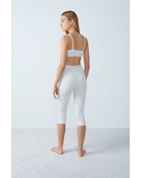 Legging Cozy print bleu vert