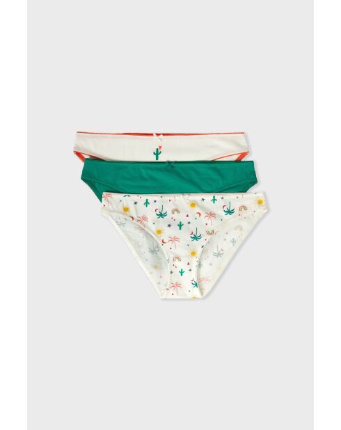 Lot de 3 culottes Jackie Multicolore
