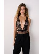 Body intero nero senza ferretto Dentelle And Me