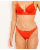 Mutandine arancioni con diamanti