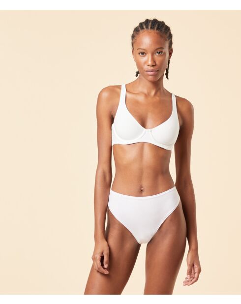 Perfect ecru katoenen slipje