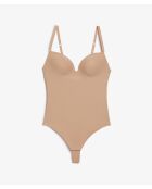 Einteiliger Body ohne Bügel von Control Byetam, beige