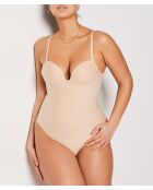 Einteiliger Body ohne Bügel von Control Byetam, beige