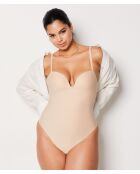 Einteiliger Body ohne Bügel von Control Byetam, beige