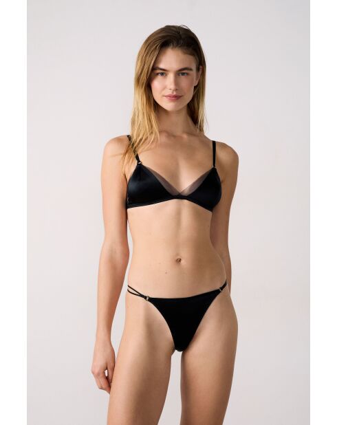 Mitternachtsschwarzer Bügel-BH