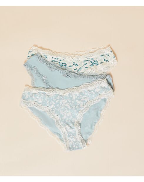 Set aus 3 grünen Melis Höschen