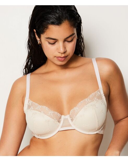 Idylle ecrufarbener Bügel-BH