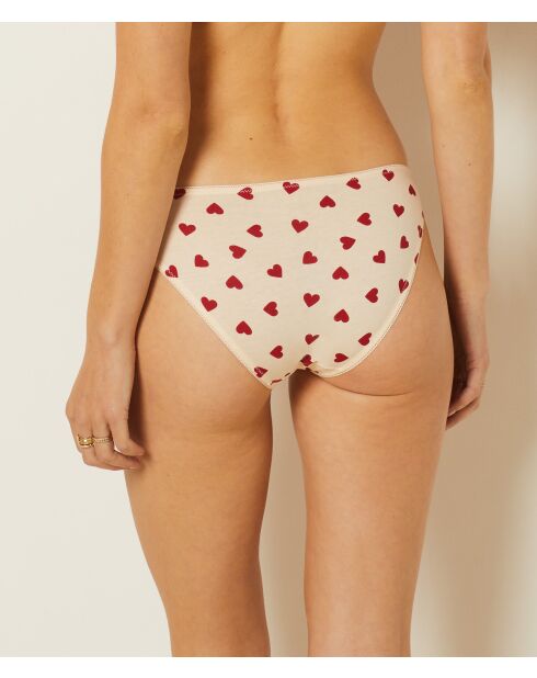 Set di 4 mutandine rosse Selma Red