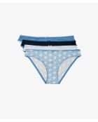 Packung mit 4 Jackie Blue Jeans-Slips