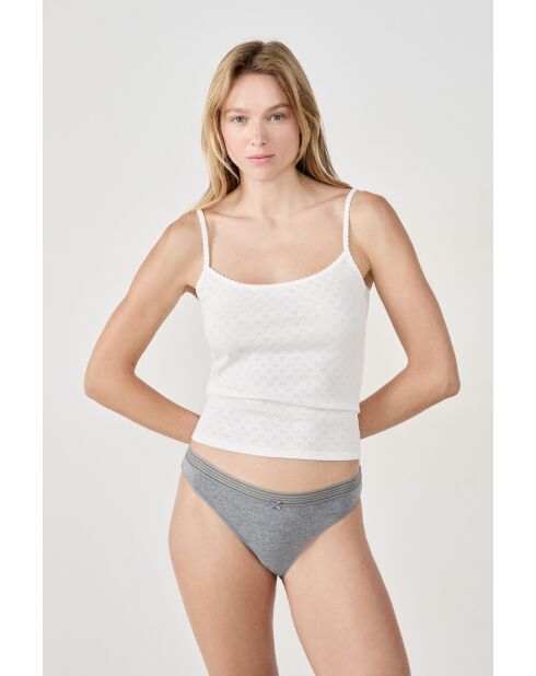 Lot de 3 culottes Jack Lace grise