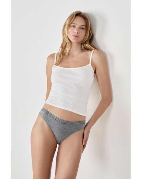 Lot de 3 culottes Jack Lace grise